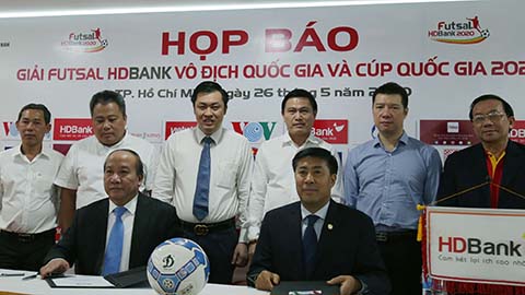 Giải futsal HDBank VĐQG 2020: 12 đội tranh chức vô địch 500 triệu đồng